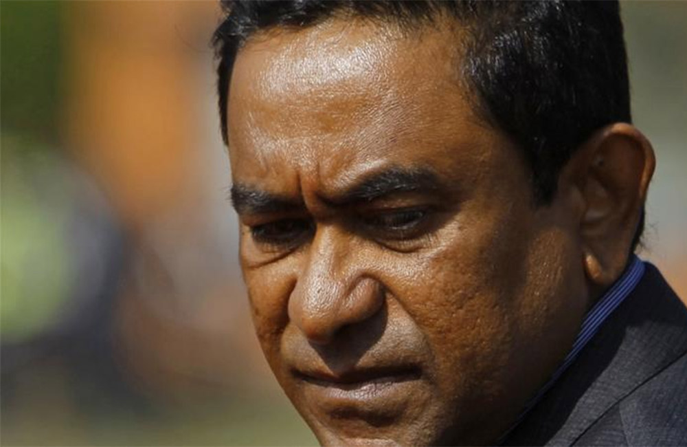 මාලදිවයින් හිටපු ජනපති  වසර 5ක සිරදඬුවමක්