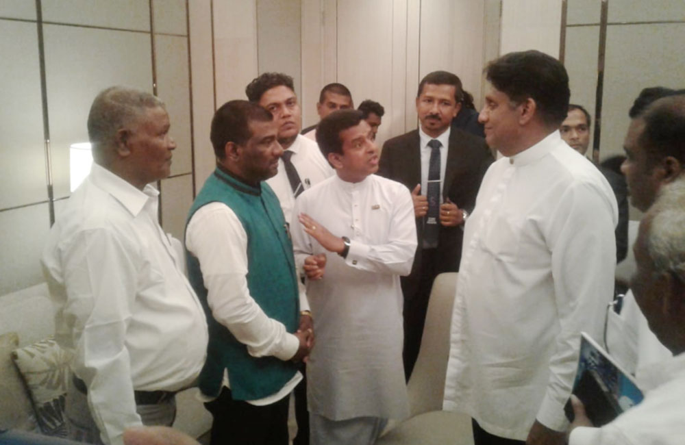 උතුරු නැගෙනහිර ශ්‍රිලනිප සහය සජිත්ට : සංවිධායකයන් බුරුතු පිටින් එයි !