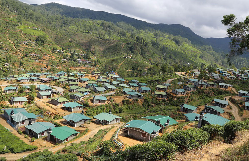 ඉන්දීය ආධාරයෙන් : වතු නිවාස 150ක් ජනතාවට !