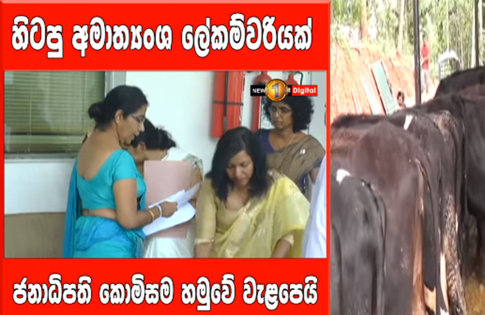 අගමැති ලේකම්ගේ බිරිඳ ජනාධිපති කොමිසම හමුවේ හඬා වැළපෙයි: (VIDEO)