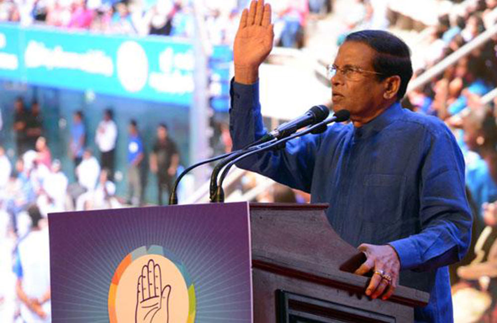 ඊළඟ ජනාධිපතිට බලයක් නෑ : 2020 ශ්‍රිලනිප ආණ්ඩුවක් හදනවා - සිරිසේන