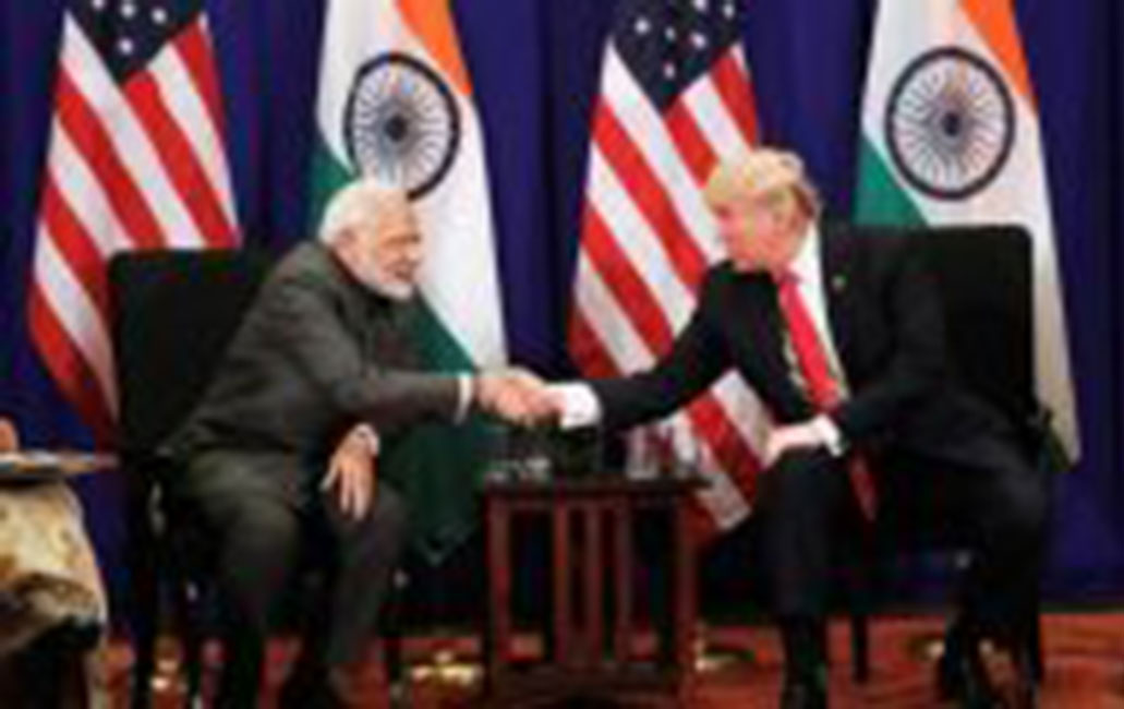 ට්‍රම්ප් සහ මෝදි අතර හමුවක්