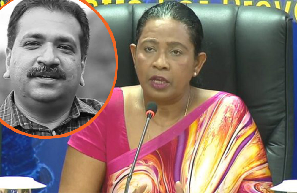 ජනතාව අතර කොරෝනා පැතිරීමක් නැතැයි කී පවිත්‍රාට, ඕෂල ගෙන් සැර ප්‍රතිචාරයක් !