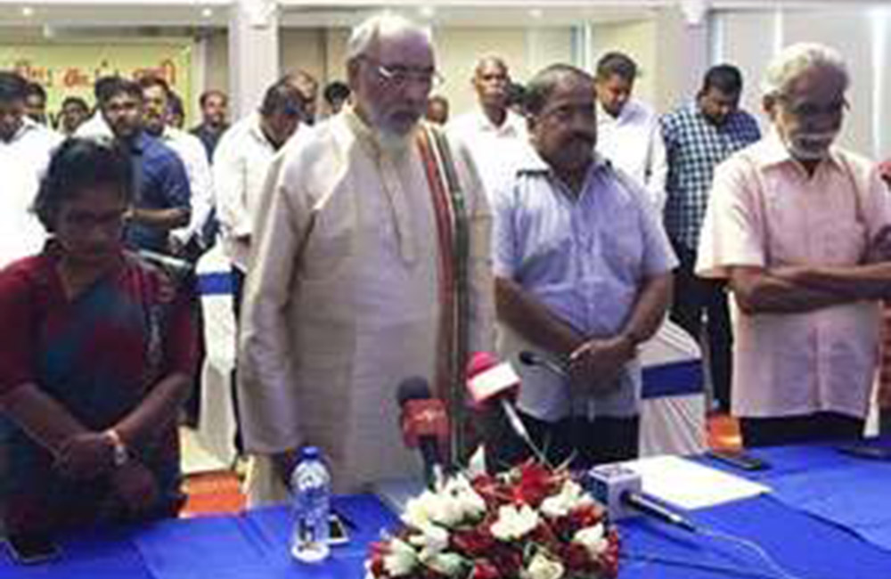 විග්නේශ්වරන් පක්ෂ තුනක් සමඟ ගිවිසුමක