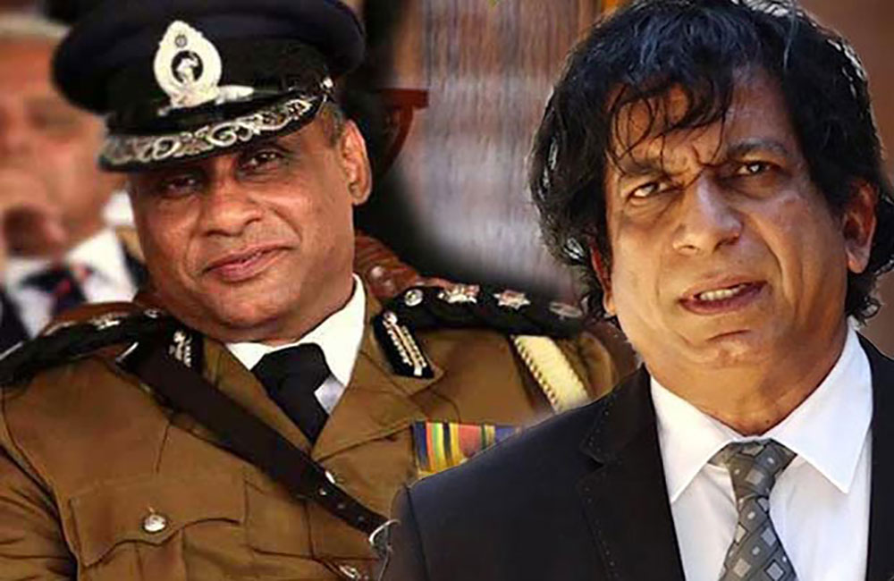 නීතිපතිගේ කතාව මැද  වැඩ බලන පොලිස්පතිට නැගිට ගිහින් !
