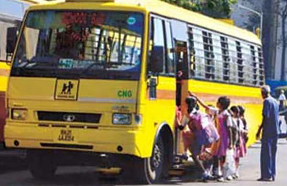 පාසල් දරුවන් ප්‍රවාහන වෑන් කහ පාට වෙයි !