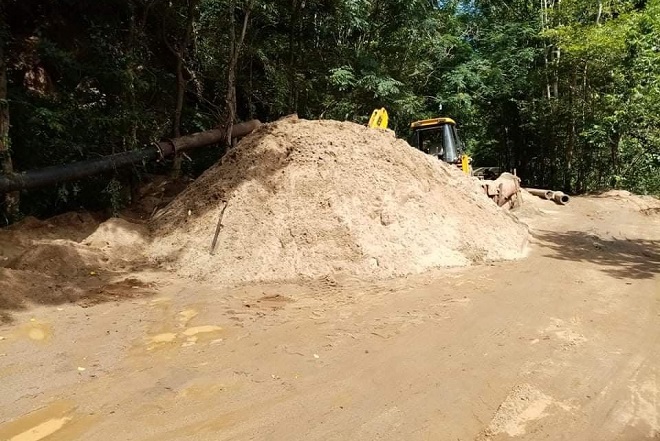 soragune sand mining