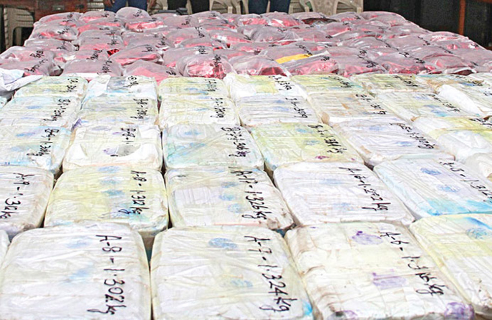 මිලියන 6000 ක මත්ද්‍රව්‍ය තොගයක් දකුණු මුහුදේදී සොයා ගැනේ