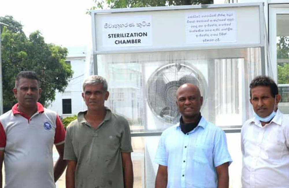 කෝට්ටේ නගරාධිපතිගේ නිරෝධායන කුටිය  නාවික හමුදාව කොපි කළාද ?