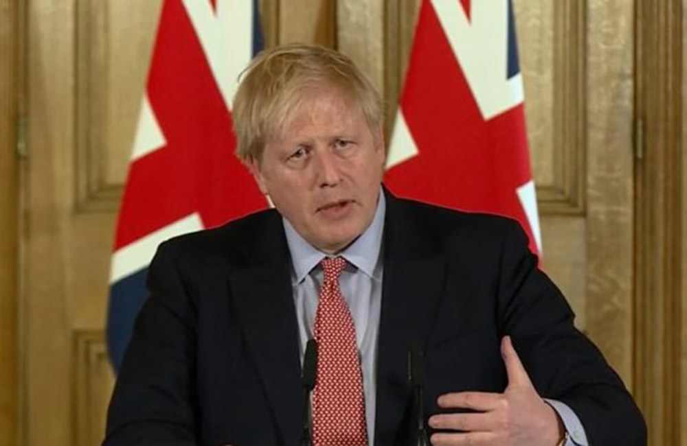 බ්‍රිතාන්‍ය අගමැතිටත් කොරෝනා !