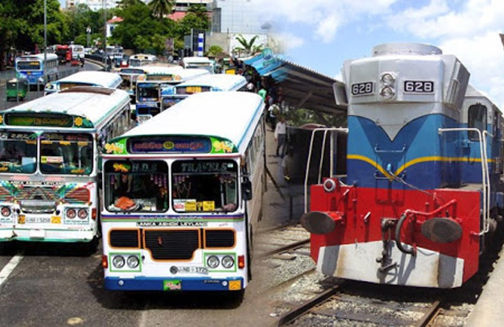 පොදු ප්‍රවාහනය සීමා කරයි : සාමාන්‍ය ගමන් බැරි වෙයි !