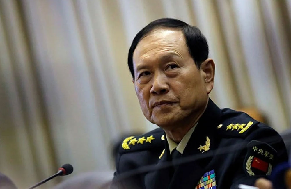 චීන ආරක්ෂක ඇමති අද රාත්‍රියේ දිවයිනට