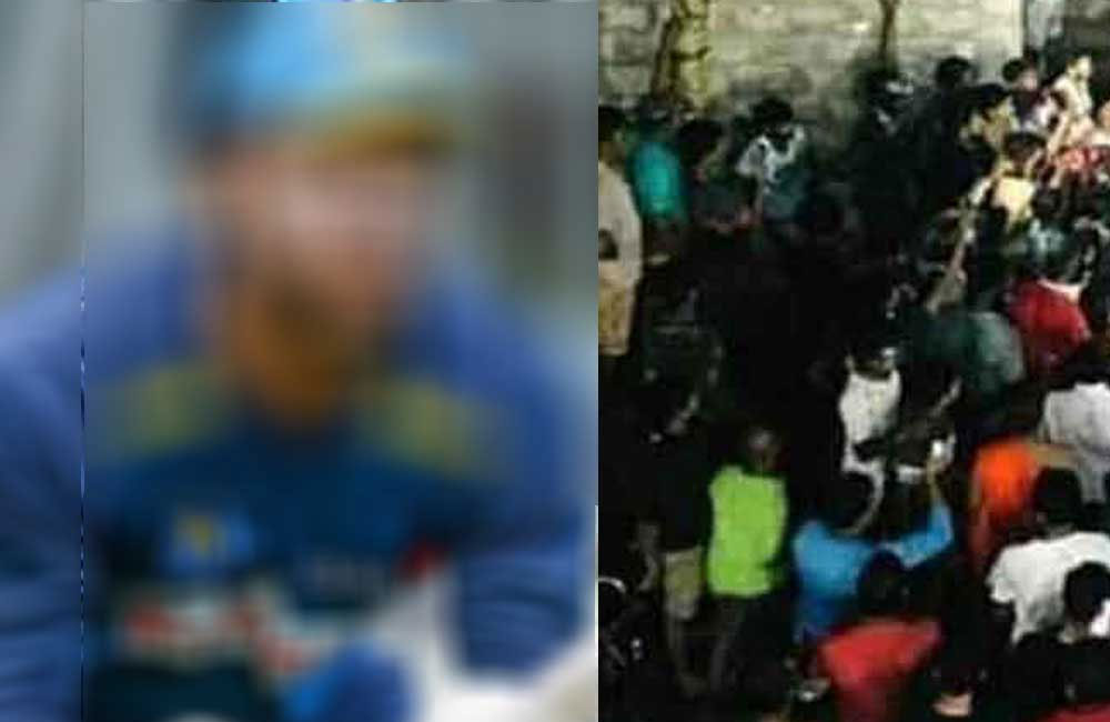 සූර් වැඩිවෙලා තරුණියකට අතවර කරන්න ගිය ක්‍රිකටර්ට ගුටි පූජාවක් !