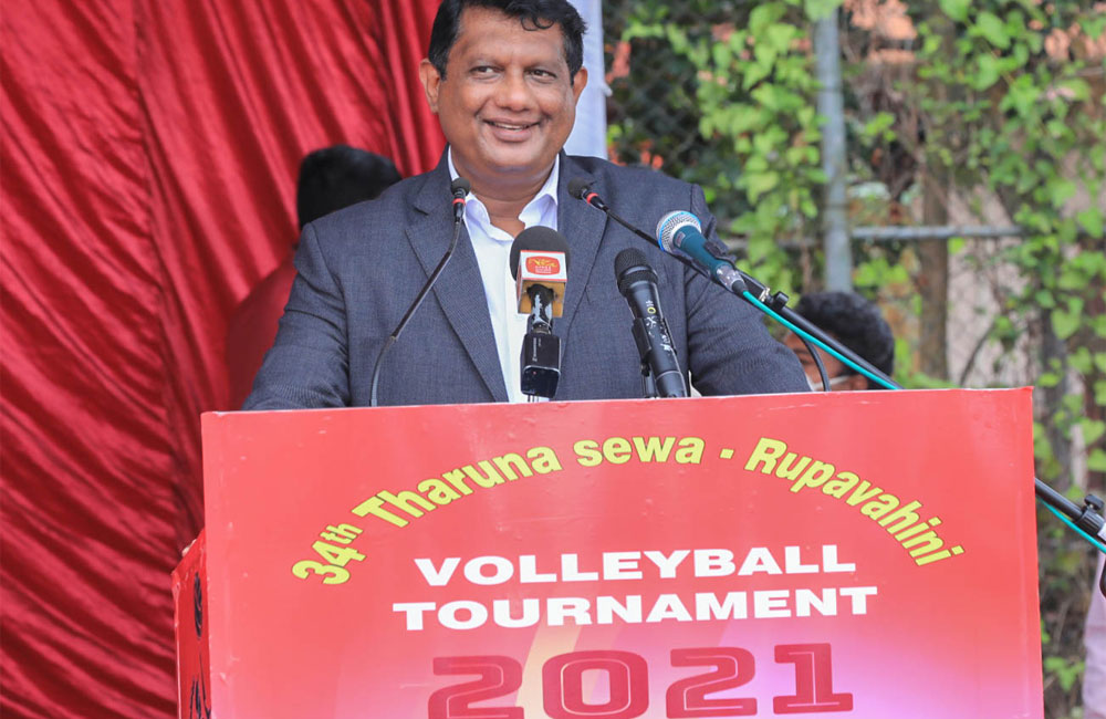 වියත්මග ඇමති ගොඩහේවා : කොරෝනා මඩින්න වොලිබෝල් තරගාවලි හඳුන්වා දෙයි !