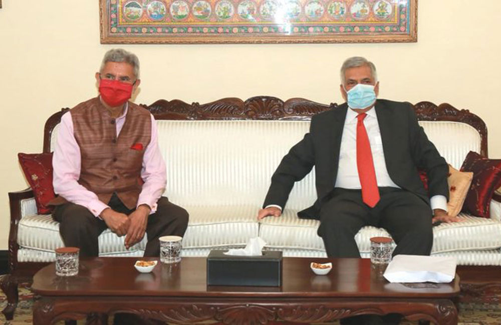 ඉන්දීය විදේශ ඇමතිගෙන් රනිල් කළ ඉල්ලීම !