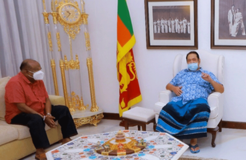 අග්‍රාමාත්‍යතුමා සහ කතානායකතුමා අතර හමුවක්