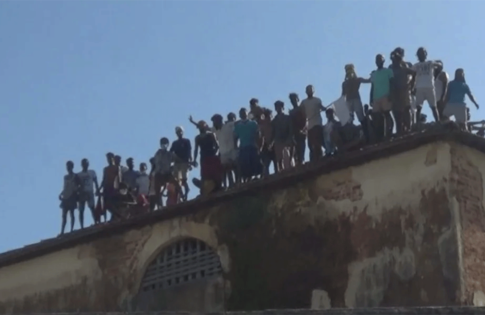 බෝගම්බර රැඳවියන් විරෝධතාවක