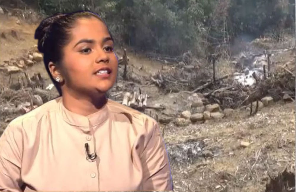 සිංහරාජය ගැන කතා කළ සිසුවියගෙන් පොලිසිය ප්‍රකාශයක් අරගෙන !