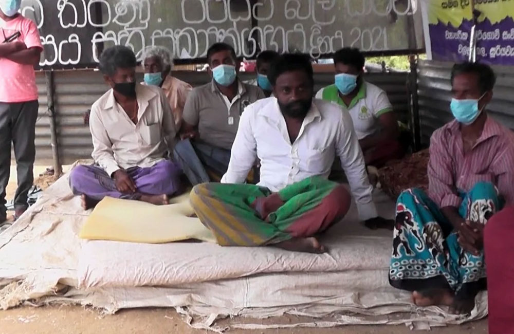 වල්සපුගල ගොවීහූ යළිත් මාරාන්තික උපවාසයක