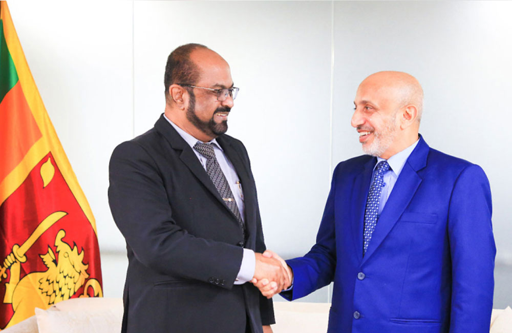 ඕමාන තානාපති බලශක්ති අමාත්‍යවරයා හමුවෙයි