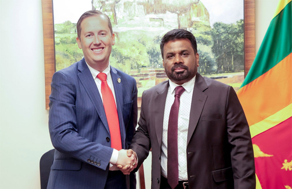 ජනපති, දකුණු සහ මධ්යම ආසියාව සඳහා ට්රම්ප්ගේ විශේෂ නියෝජිතයා හමුවෙයි