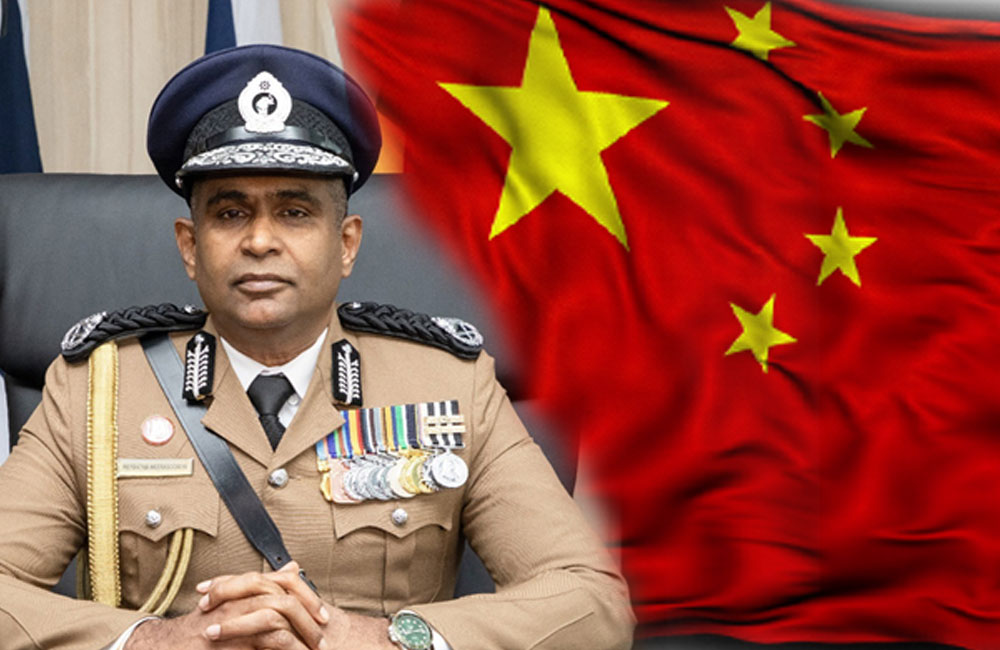 චීනෙට ගිය පොලිස්පති