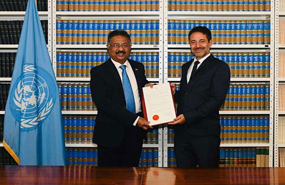 ශ්‍රී ලංකාව සාගර නීතිය පිළිබඳ UN සම්මුතියක රාජ්‍ය පාර්ශ්වකරුවෙක් බවට පත්වෙයි