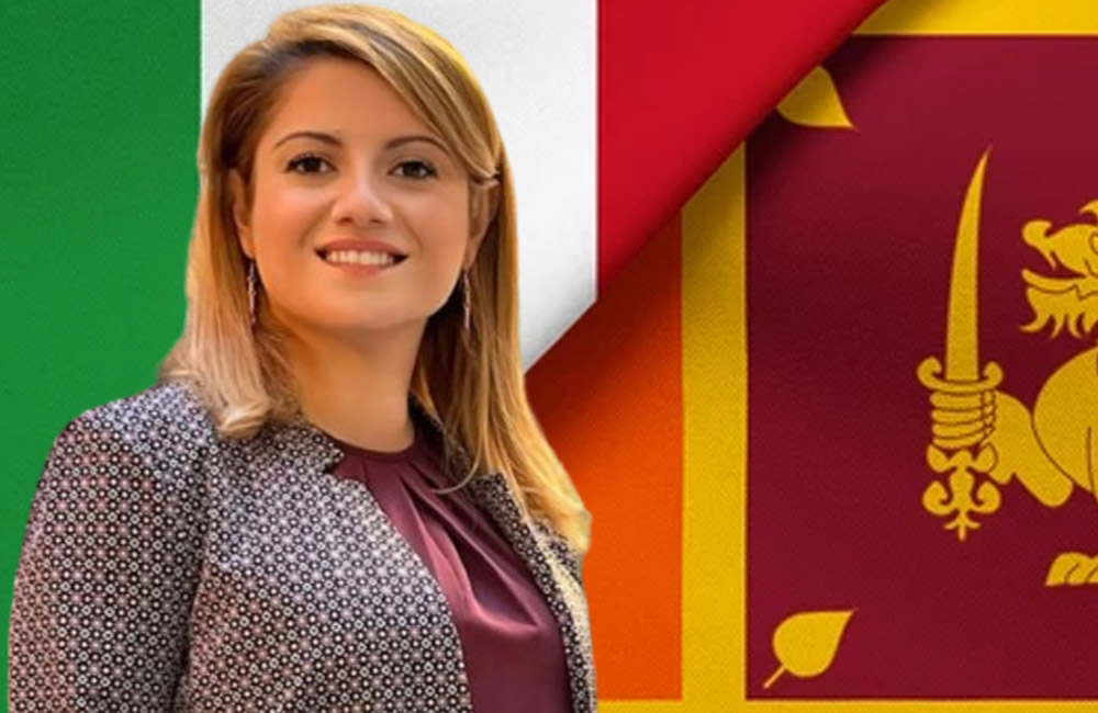 ඉතාලියේ විදේශ කටයුතු නියෝජ්‍ය අමාත්‍යවරිය අද දිවයිනට   
