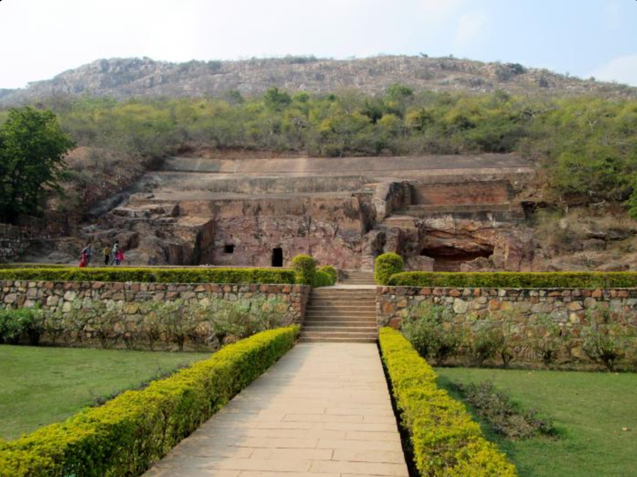 Son Bhandar caves front
