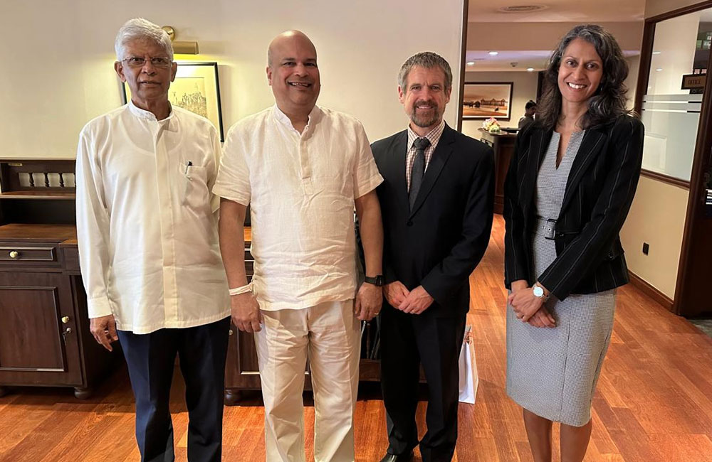 මිලින්ද මොරගොඩ අභිනව ඕස්ට්‍රේලියානු මහ කොමසාරිස් හමුවේ